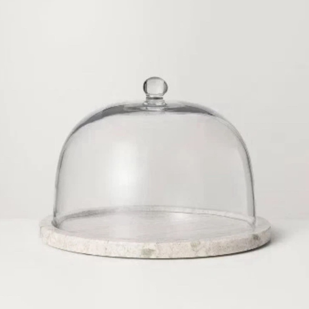 Marble Covered Dessert Small Cake Slab Warm Gray - Hearth & Hand with Magnolia